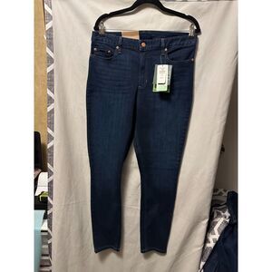 NWT Womans LL Bean Favorite Fit Bean Flex High Waisted Ankle Size 14 M/T